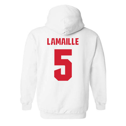 NC State - NCAA Men's Soccer : Thomas Lamaille - NCAA® National Champs Hooded Sweatshirt-1