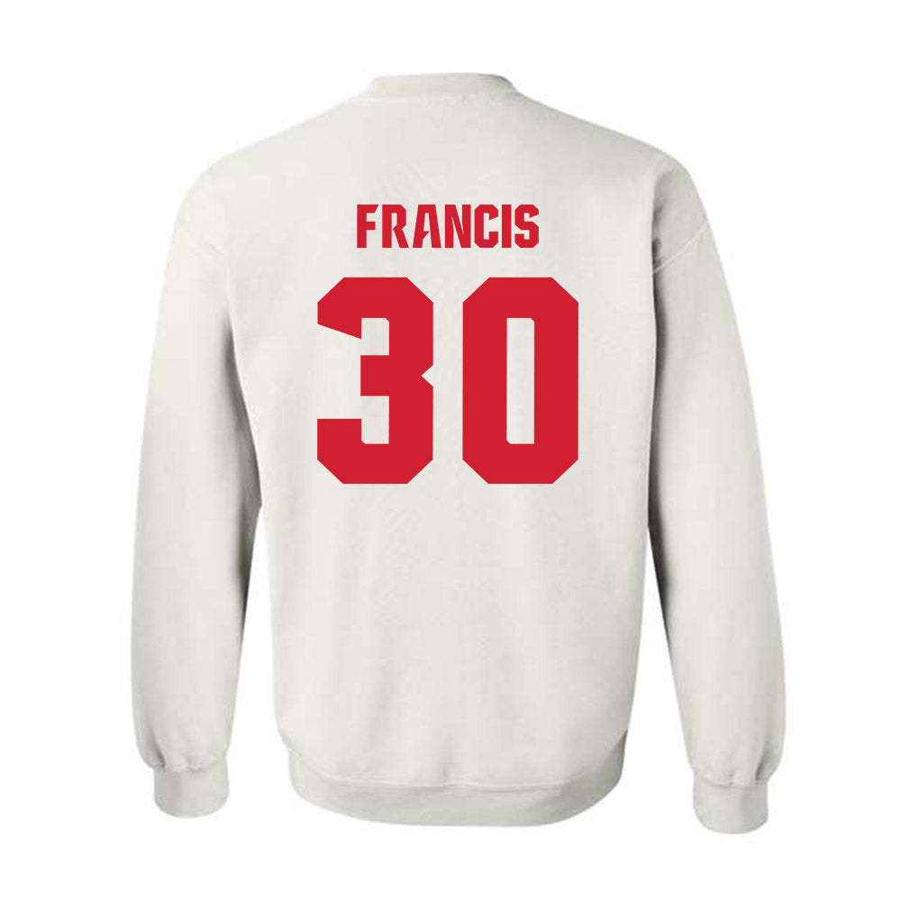 NC State - NCAA Men's Soccer : Maddux Francis - NCAA® National Champs Crewneck Sweatshirt-1