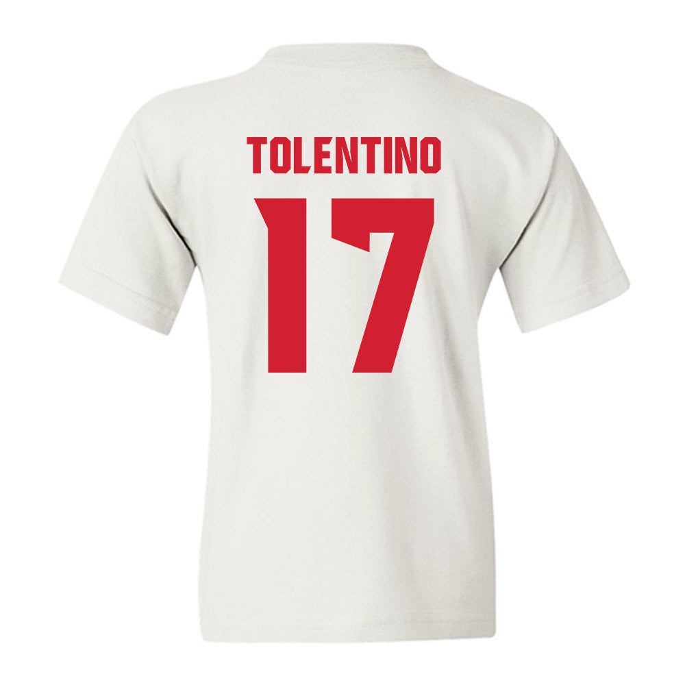 NC State - NCAA Men's Soccer : Caden Tolentino - NCAA® National Champs Youth T-Shirt-1
