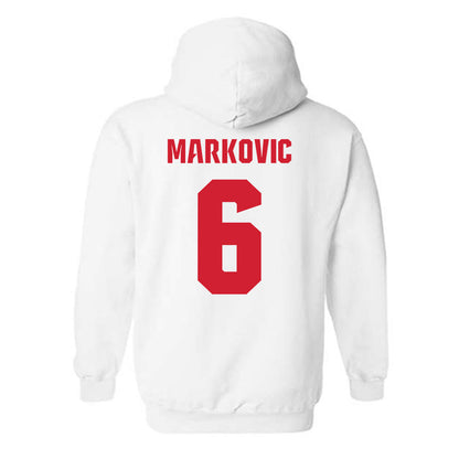 NC State - NCAA Men's Soccer : Nikola Markovic - NCAA® National Champs Hooded Sweatshirt-1