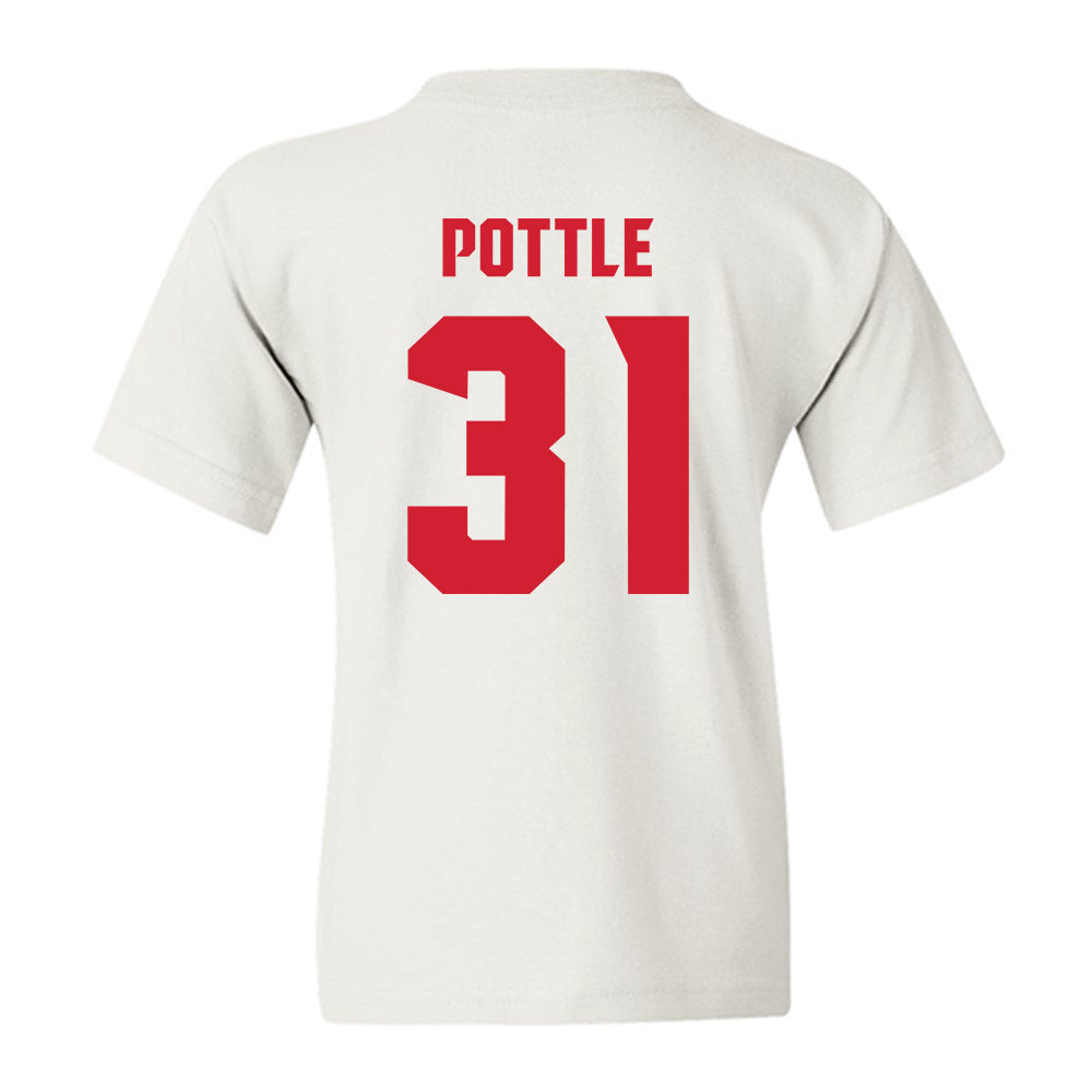 NC State - NCAA Men's Soccer : John Pottle - NCAA® National Champs Youth T-Shirt-1
