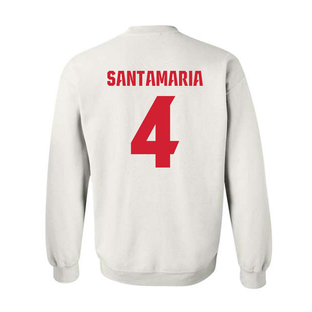 NC State - NCAA Men's Soccer : Carlos Santamaria - NCAA® National Champs Crewneck Sweatshirt-1