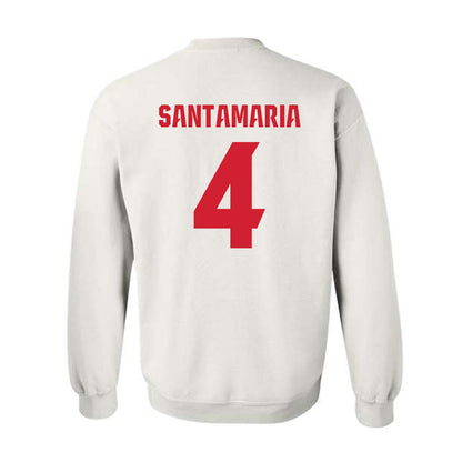 NC State - NCAA Men's Soccer : Carlos Santamaria - NCAA® National Champs Crewneck Sweatshirt-1