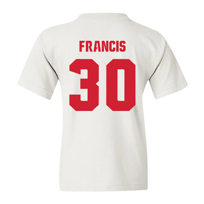 NC State - NCAA Men's Soccer : Maddux Francis - NCAA® National Champs Youth T-Shirt-1