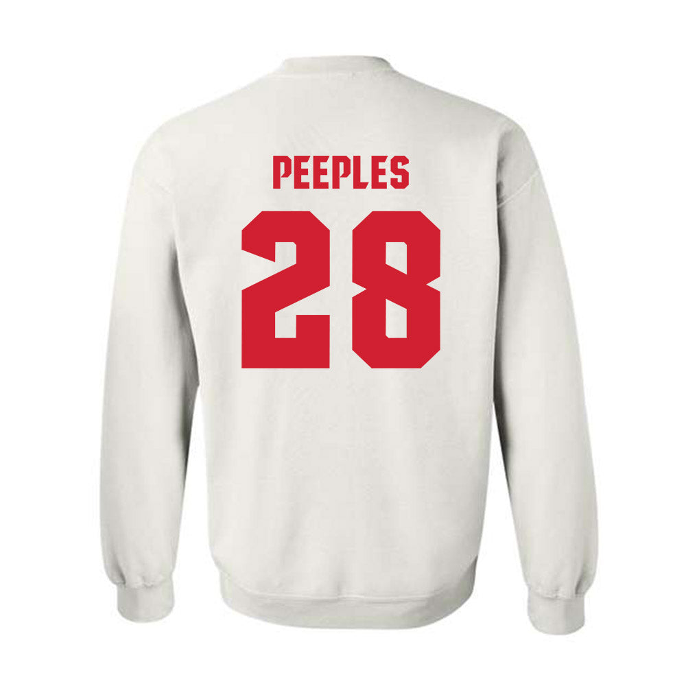 NC State - NCAA Men's Soccer : Brendan Peeples - NCAA® National Champs Crewneck Sweatshirt-1