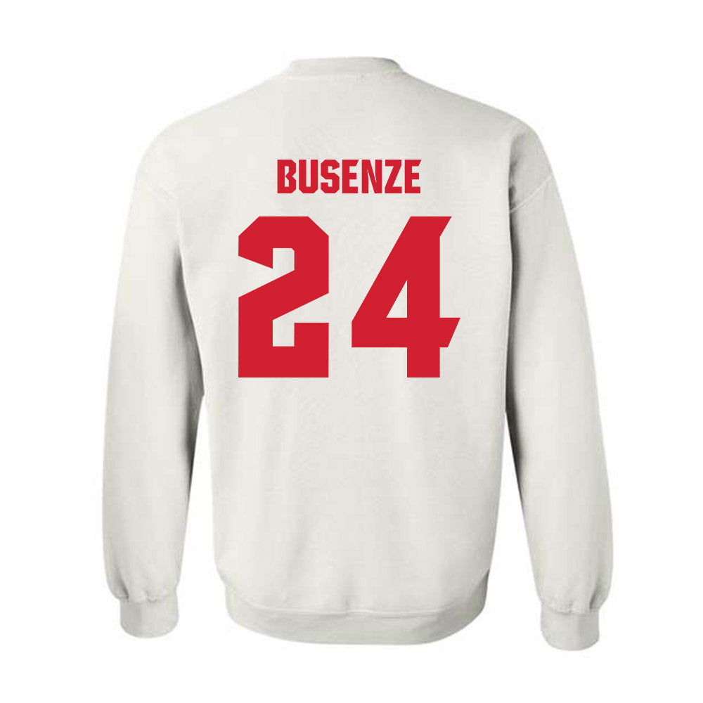 NC State - NCAA Men's Soccer : Isaac Busenze - NCAA® National Champs Crewneck Sweatshirt-1
