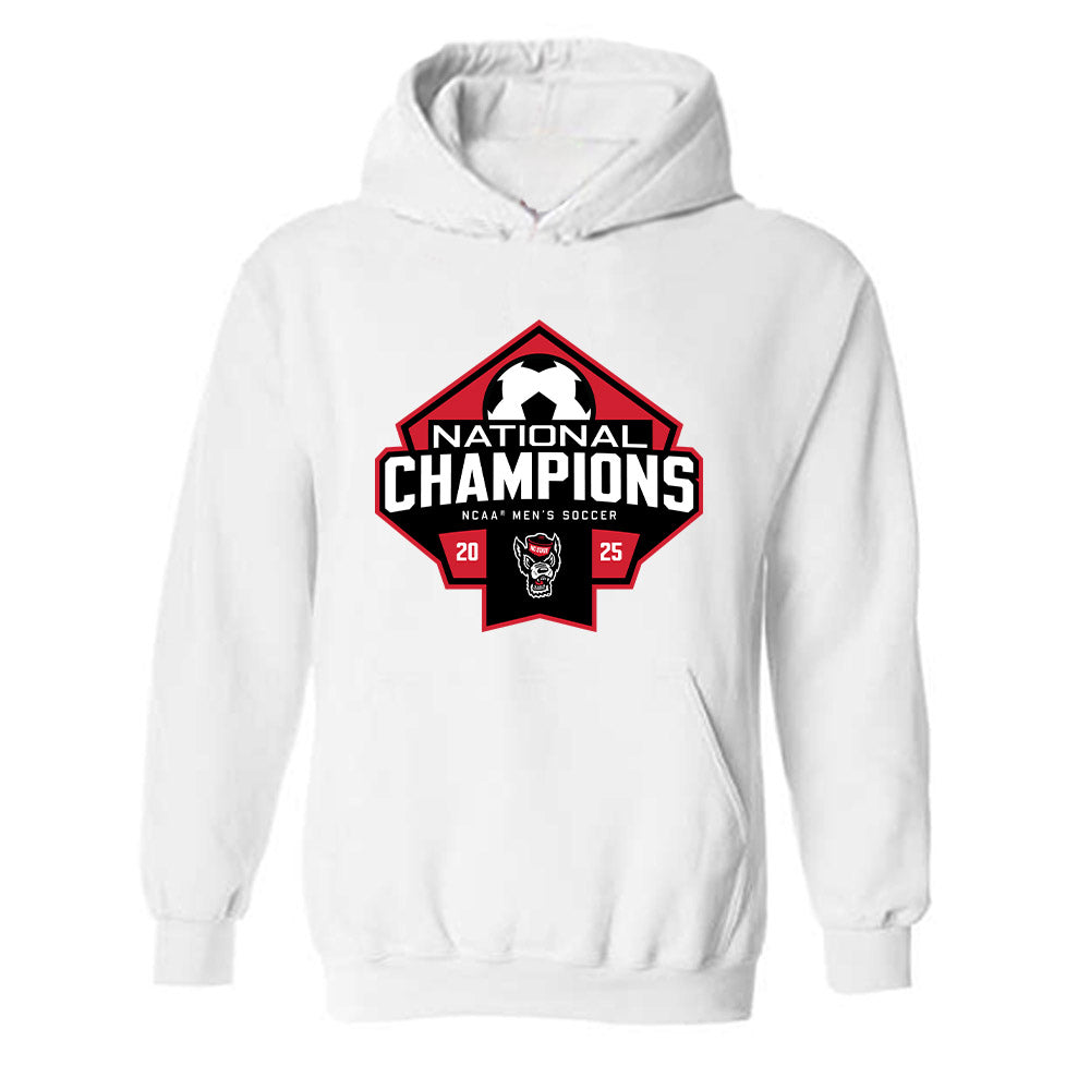 NC State - NCAA Men's Soccer : Caden Tolentino - NCAA® National Champs Hooded Sweatshirt-0