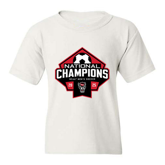 NC State - NCAA Men's Soccer : Samuel Terranova - NCAA® National Champs Youth T-Shirt-0