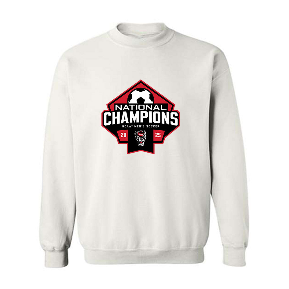 NC State - NCAA Men's Soccer : Donavan Phillip - NCAA® National Champs Crewneck Sweatshirt-0