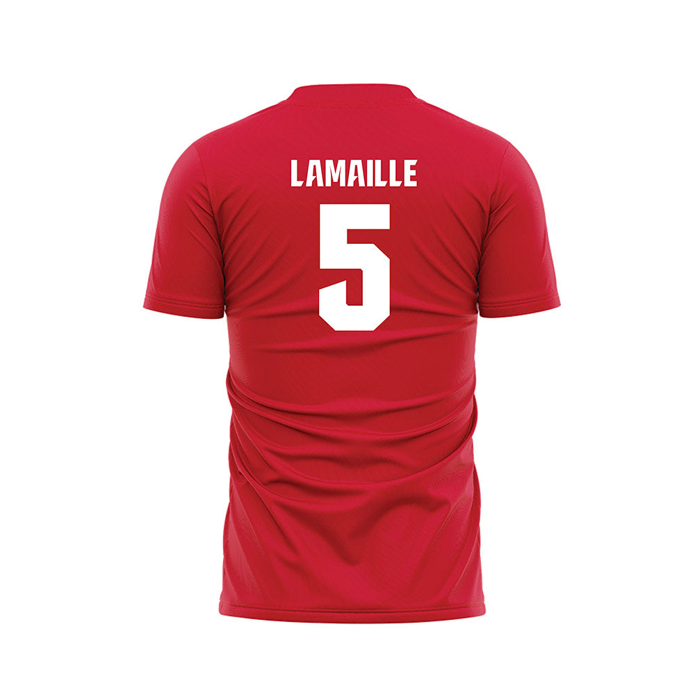 NC State - NCAA Men's Soccer : Thomas Lamaille - NCAA® National Champs Soccer Jersey-1
