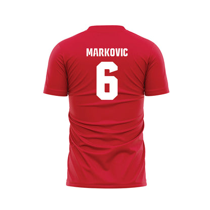 NC State - NCAA Men's Soccer : Nikola Markovic - NCAA® National Champs Soccer Jersey-1