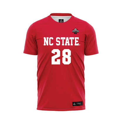 NC State - NCAA Men's Soccer : Brendan Peeples - NCAA® National Champs Soccer Jersey-0