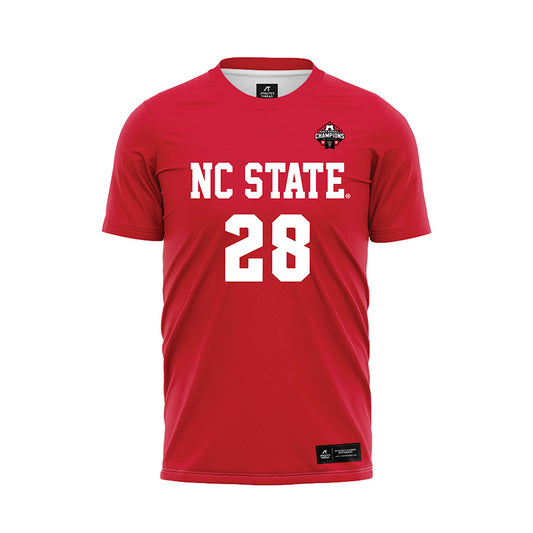 NC State - NCAA Men's Soccer : Brendan Peeples - NCAA® National Champs Soccer Jersey-0