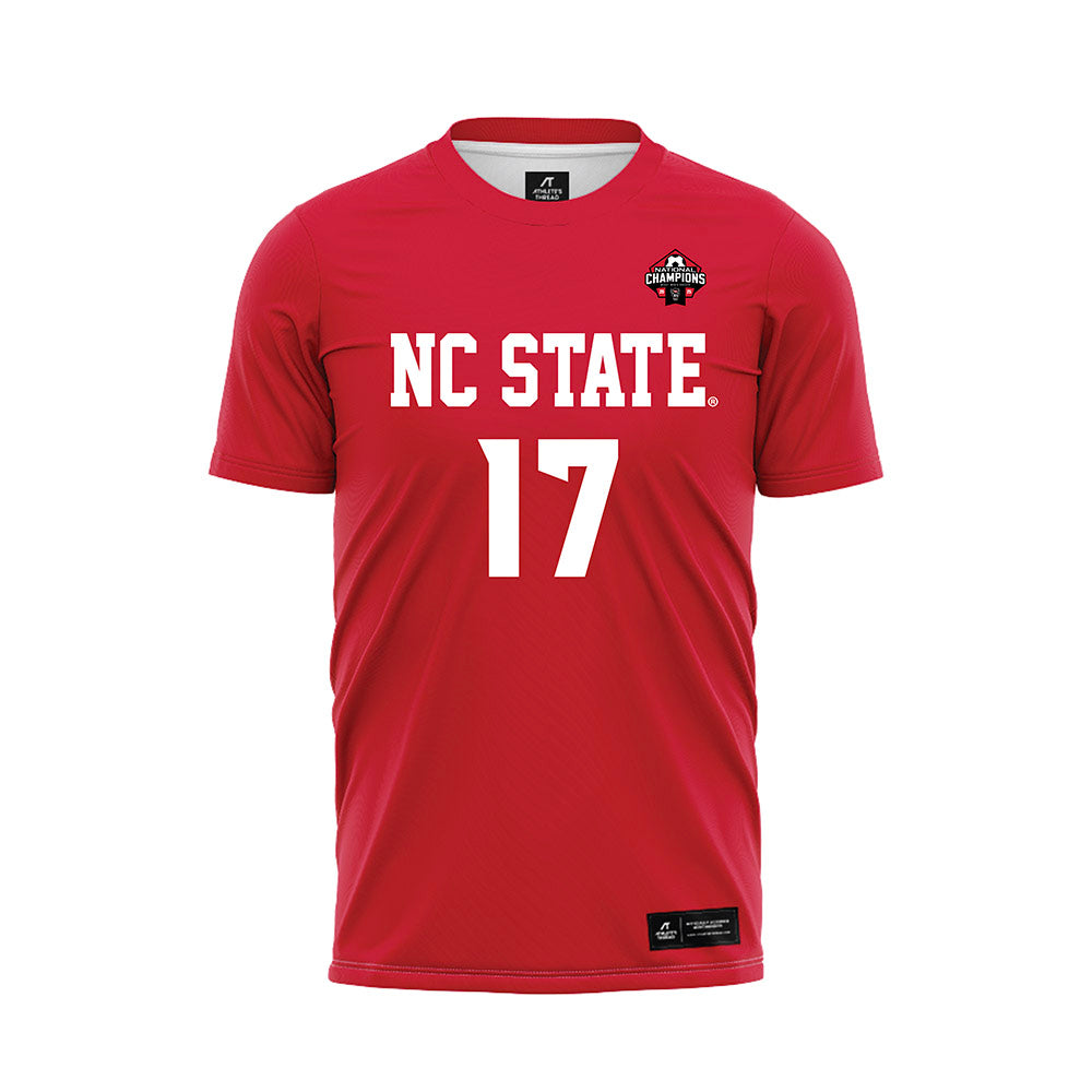 NC State - NCAA Men's Soccer : Caden Tolentino - NCAA® National Champs Soccer Jersey-0