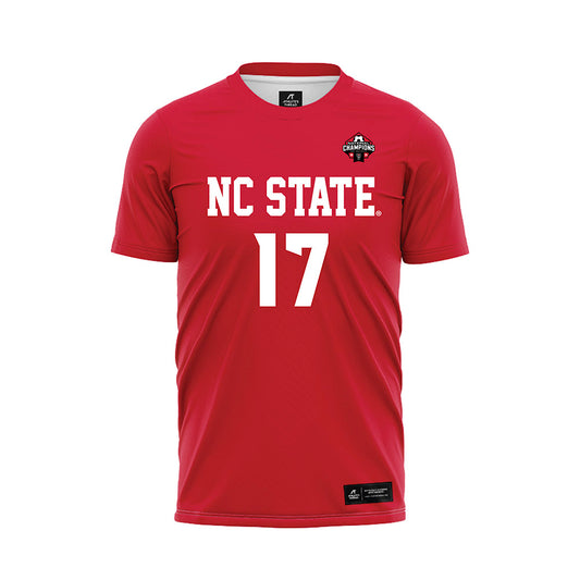 NC State - NCAA Men's Soccer : Caden Tolentino - NCAA® National Champs Soccer Jersey-0