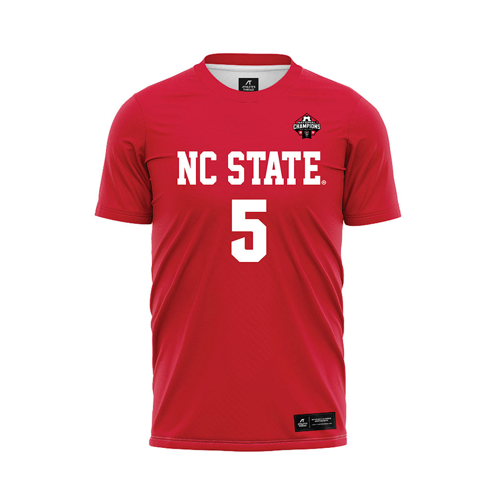 NC State - NCAA Men's Soccer : Thomas Lamaille - NCAA® National Champs Soccer Jersey-0