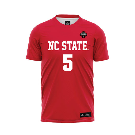 NC State - NCAA Men's Soccer : Thomas Lamaille - NCAA® National Champs Soccer Jersey-0