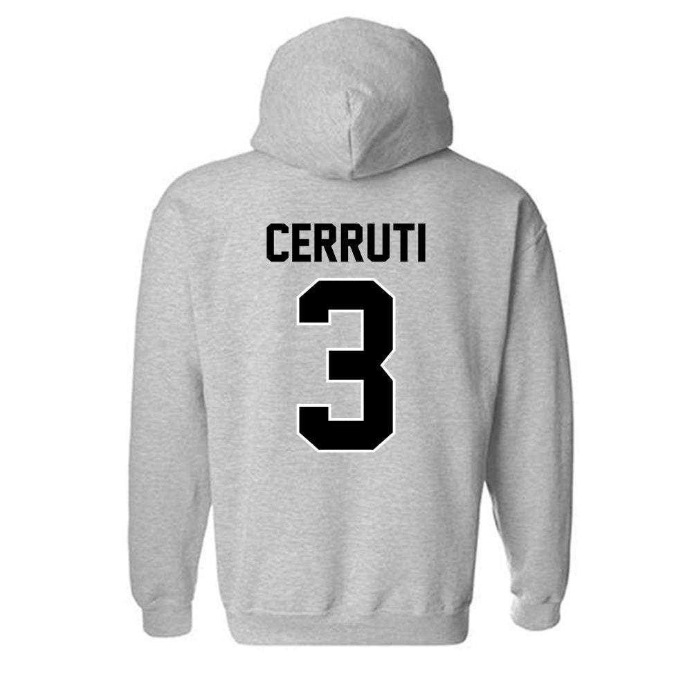 Providence - NCAA Women's Ice Hockey : Cali Cerruti - Classic Shersey Hooded Sweatshirt-1