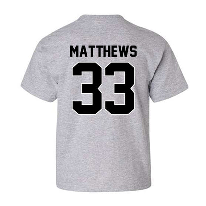 Providence - NCAA Men's Ice Hockey : Aaron Matthews - Classic Shersey Youth T-Shirt-1
