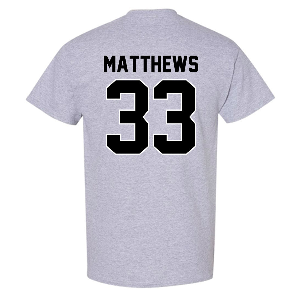 Providence - NCAA Men's Ice Hockey : Aaron Matthews - Classic Shersey T-Shirt-1