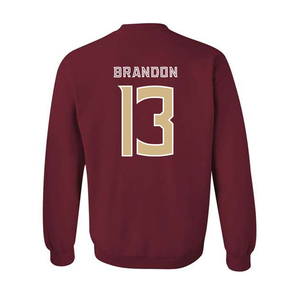 FSU - NCAA Women's Soccer : Mya Brandon - Classic Shersey Crewneck Sweatshirt-1