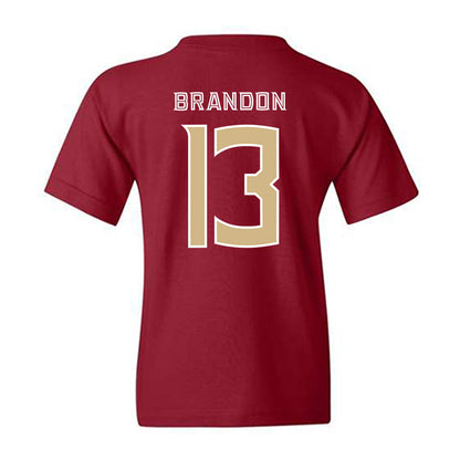 FSU - NCAA Women's Soccer : Mya Brandon - Classic Shersey Youth T-Shirt-1