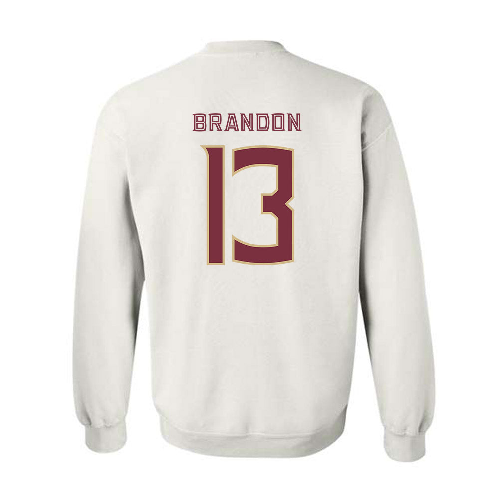 FSU - NCAA Women's Soccer : Mya Brandon - Classic Shersey Crewneck Sweatshirt-1