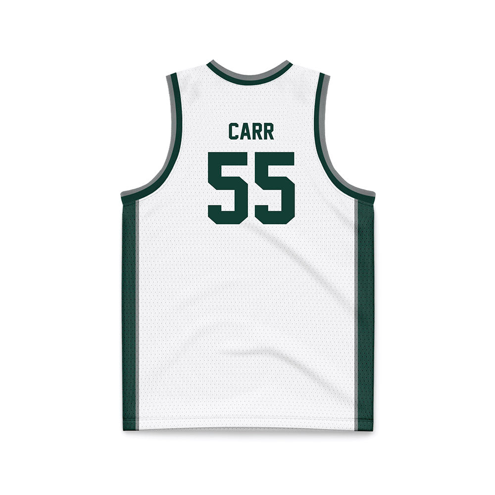 Michigan State - NCAA Men's Basketball : Coen Carr - White Basketball Jersey-1