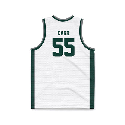 Michigan State - NCAA Men's Basketball : Coen Carr - White Basketball Jersey-1