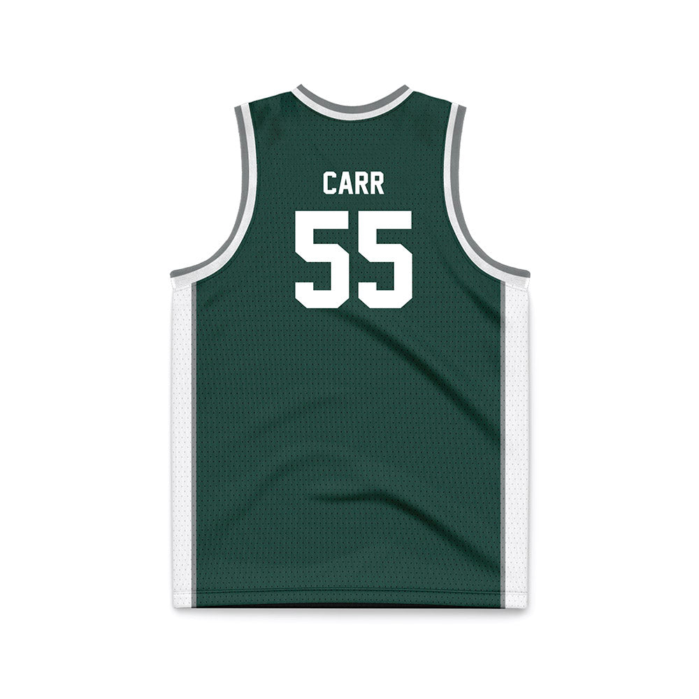 Michigan State - NCAA Men's Basketball : Coen Carr - Green Basketball Jersey-1