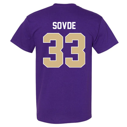 Washington - NCAA Men's Soccer : Chad Sovde - NCAA® 2025 National Champs T-Shirt-1