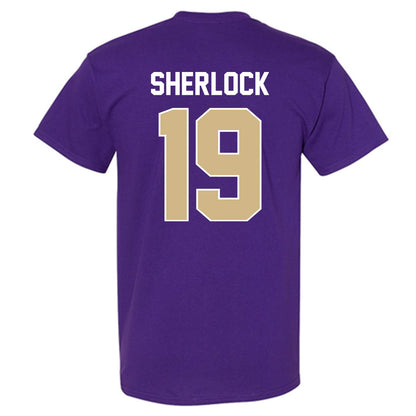 Washington - NCAA Men's Soccer : Mikey Sherlock - NCAA® 2025 National Champs T-Shirt-1