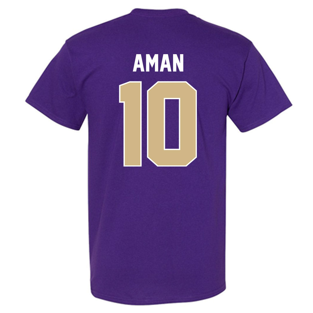 Washington - NCAA Men's Soccer : Richie Aman - NCAA® 2025 National Champs T-Shirt-1