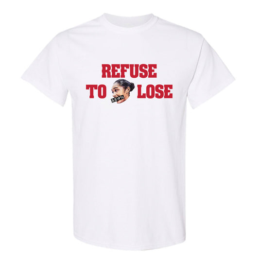Wisconsin - NCAA Women's Volleyball : Carter Booth - Refuse to &$!#% Lose! T-Shirt-0