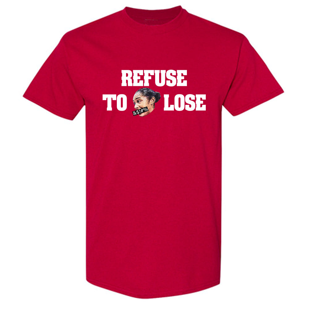 Wisconsin - NCAA Women's Volleyball : Carter Booth - Refuse to &$!#% Lose! T-Shirt-0