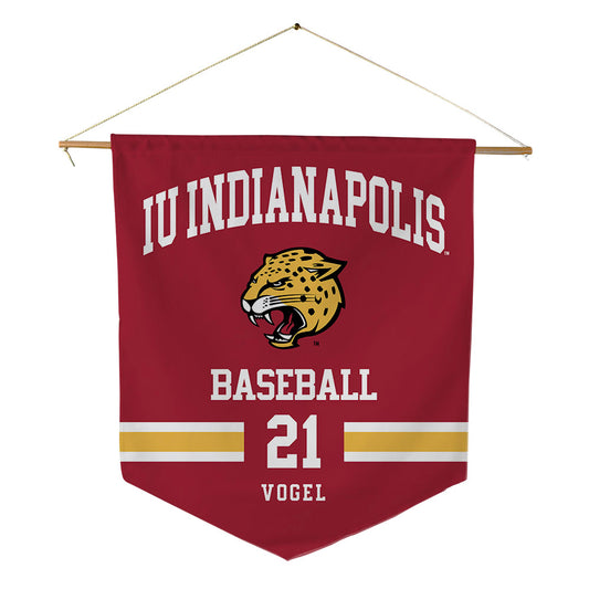 Indiana - NCAA Baseball : Jacob Vogel - Pennant - 18" x 21"-0