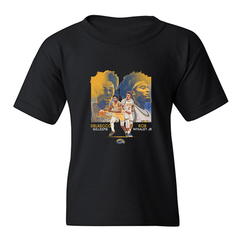 Kent State - NCAA Men's Basketball : Delrecco Gillespie - Collage Youth T-Shirt-0