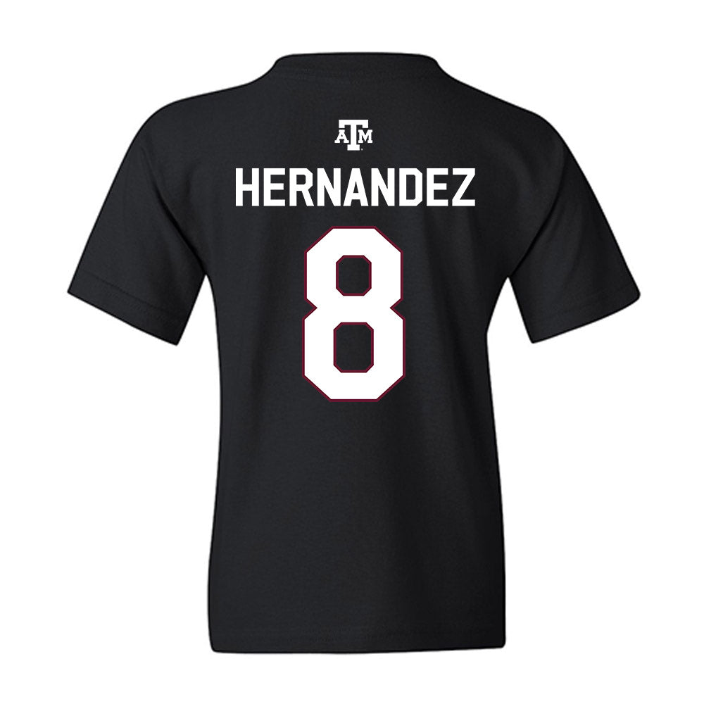 Texas A&M - NCAA Women's Volleyball : Amare Hernandez - National Champions Classic Shersey Youth T-Shirt-1