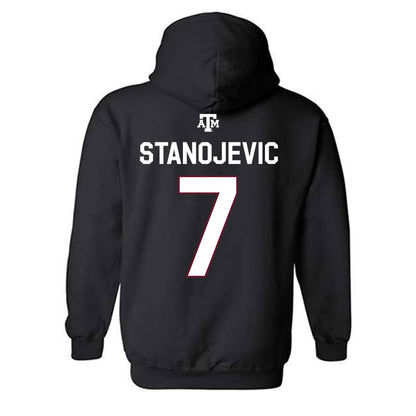 Texas A&M - NCAA Women's Volleyball : Djurdja Stanojevic - National Champions Classic Shersey Hooded Sweatshirt-1