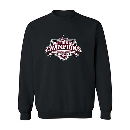 Texas A&M - NCAA Women's Volleyball : Amare Hernandez - National Champions Classic Shersey Crewneck Sweatshirt-0