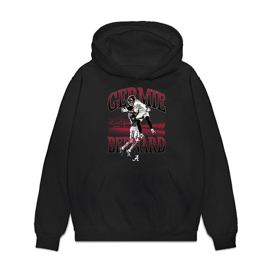 Alabama - NCAA Football : Germie Bernard - Catchaaaaa!!! Premium Hooded Sweatshirt-0