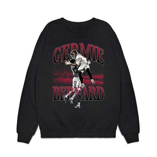 Alabama - NCAA Football : Germie Bernard - Catchaaaaa!!! Premium Crewneck Sweatshirt-0