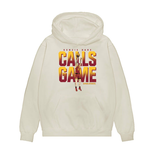 Iowa State - NCAA Women's Basketball : Kenzie Hare - Graphic Tee Premium Hooded Sweatshirt-0