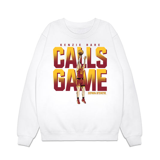 Iowa State - NCAA Women's Basketball : Kenzie Hare - Graphic Tee Premium Crewneck Sweatshirt-0
