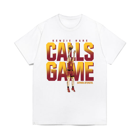 Iowa State - NCAA Women's Basketball : Kenzie Hare - Graphic Tee Comfort Colors T-Shirt-0