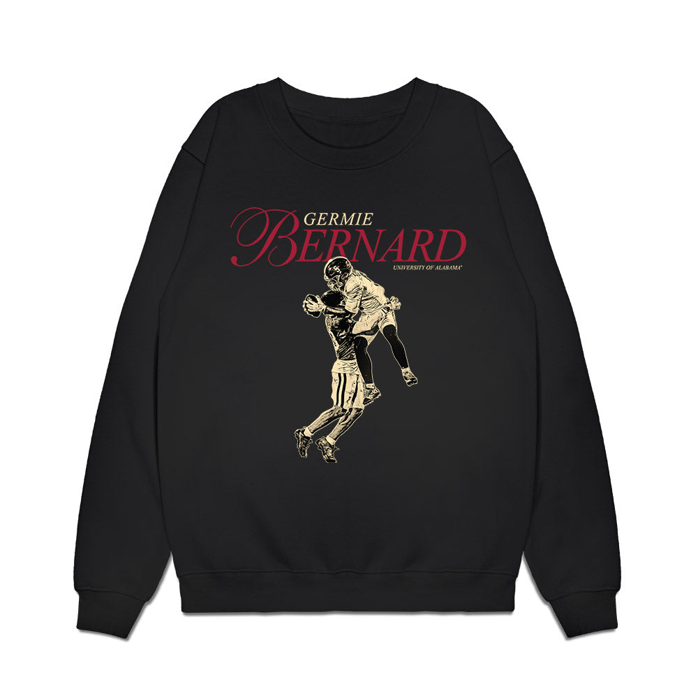Alabama - NCAA Football : Germie Bernard - Legacy Catch of the Year Premium Crewneck Sweatshirt-0