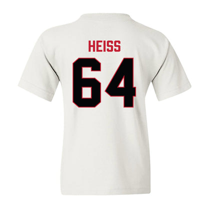 Ferris State - NCAA Football : Cameron Heiss - National Champions Shersey Youth T-Shirt-1