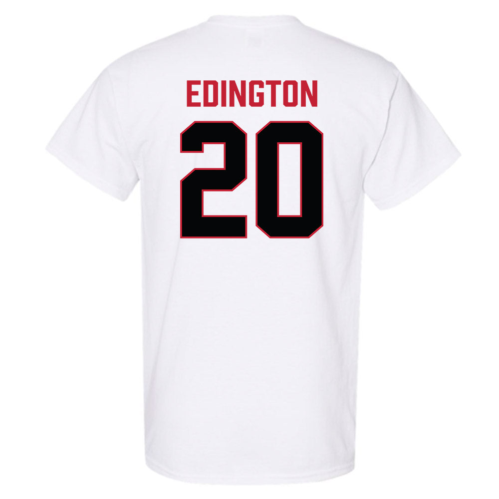 Ferris State - NCAA Football : Jaden Edington - National Champions Shersey T-Shirt-1
