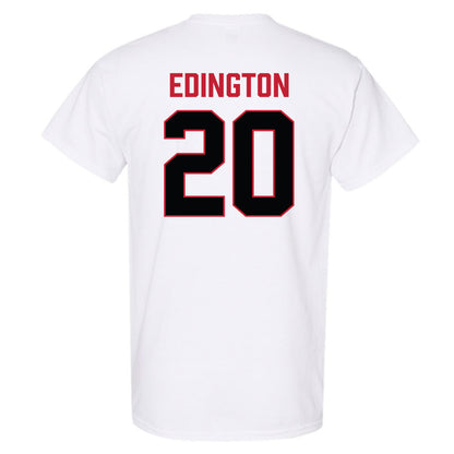 Ferris State - NCAA Football : Jaden Edington - National Champions Shersey T-Shirt-1