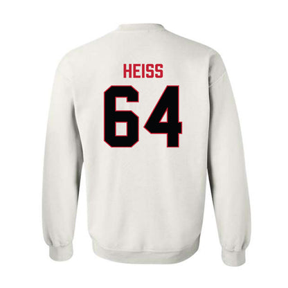 Ferris State - NCAA Football : Cameron Heiss - National Champions Shersey Crewneck Sweatshirt-1